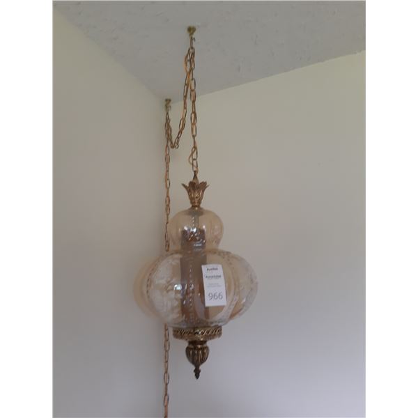Vintage Hanging Lamp Cat A
