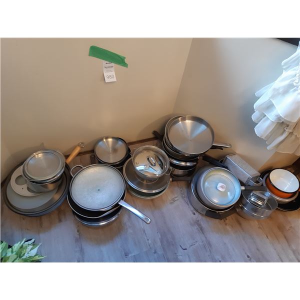 Large assortment of Pots and Pans Cat B
