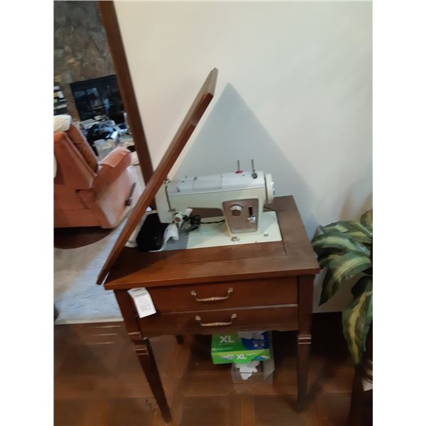 Sears Kenmore Sewing Machine in Cabinet Cat B