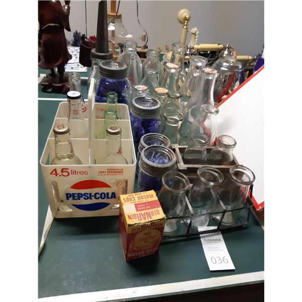 Collectible Milk & Pop Bottles Cat B