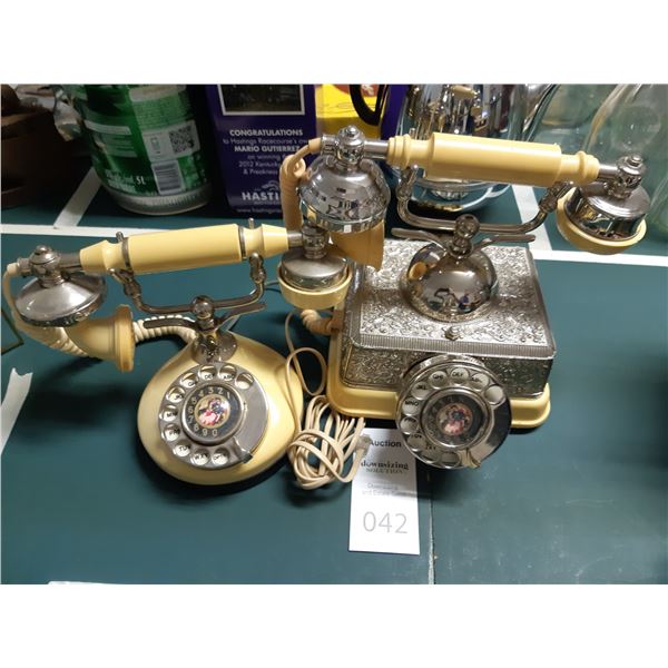 Vintage Ornate Telephones Cat B