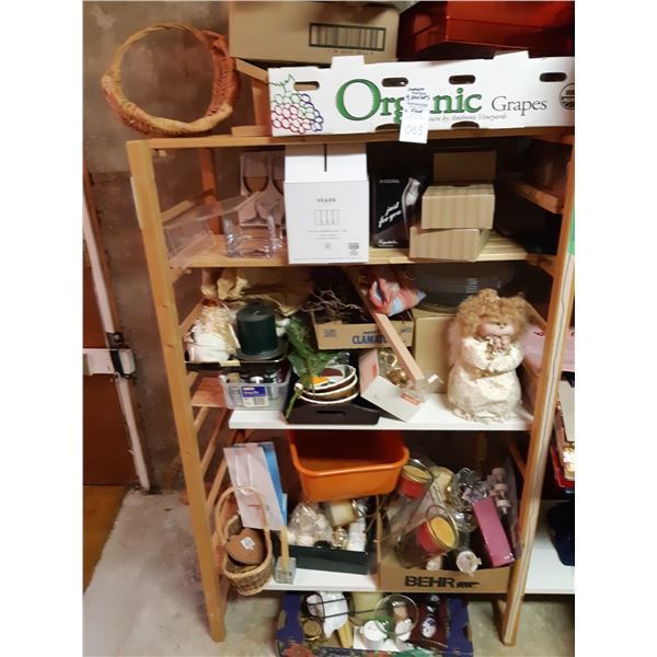 Assortment of Glass vases, Decor and more. Cat C.