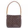 Image 1 : Louis Vuitton Brown Monogram Canvas Leather Looping MM Shoulder Bag