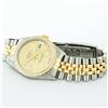 Image 4 : Rolex Mens 2 Tone Champagne Diamond 36MM Datejust Wristwatch