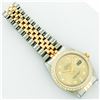 Image 7 : Rolex Mens 2 Tone Champagne Diamond 36MM Datejust Wristwatch