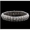 Image 1 : 10.00 ctw Diamond Bracelet - 18KT White Gold