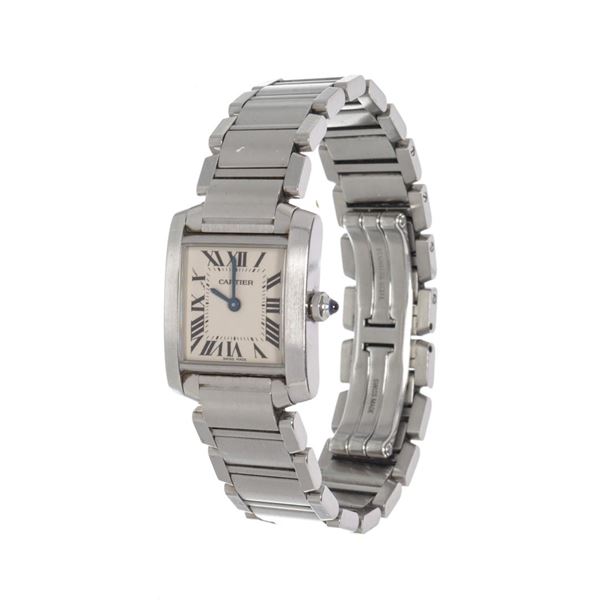 Cartier Silver Tank Francaise Watch