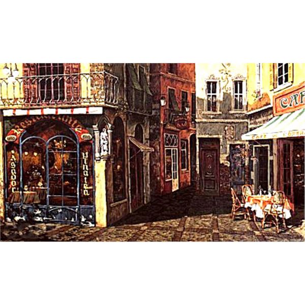 Plaza Del Correo Viejo by Viktor Shvaiko on canvas