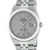 Image 1 : Rolex Mens Stainless Steel Slate Grey Index Datejust Jubilee Band Datejust Wrist