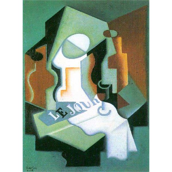 Juan Gris - Bottle And Fruit Bowl [1]