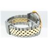 Image 6 : Rolex Mens 2 Tone Maroon Princess Cut Diamond Datejust Wristwatch