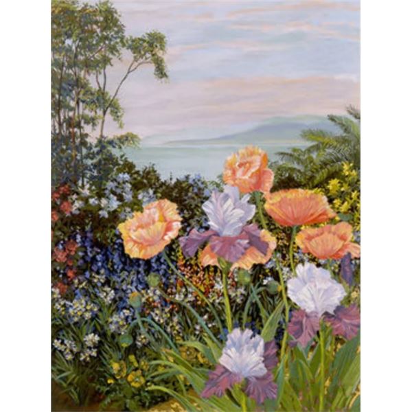 Botanical Bay by John Powell on canvas