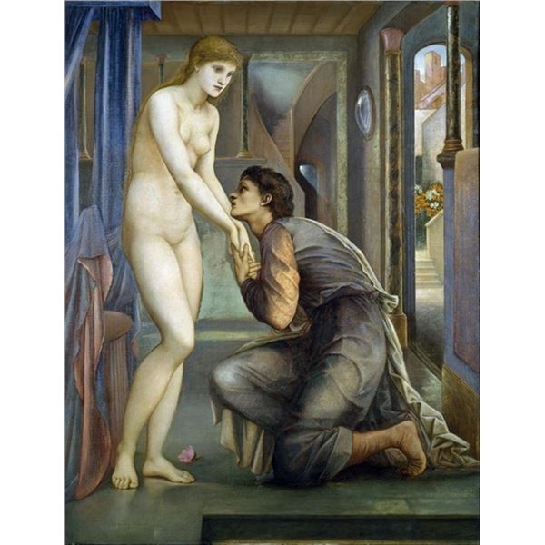 Edward Burne-Jones - Pygmalion and the Image II