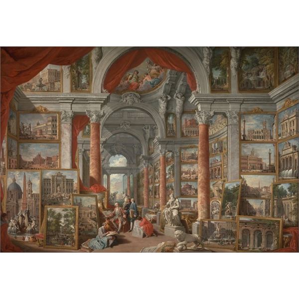 Pannini - Picture Gallery with Views of Rome