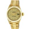 Image 2 : Rolex Ladies 18K Yellow Gold Champagne Index Datejust President Wristwatch