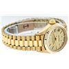 Image 8 : Rolex Ladies 18K Yellow Gold Champagne Index Datejust President Wristwatch