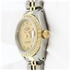 Image 5 : Rolex Ladies 2T Champagne Roman Datejust Wristwatch 26MM