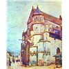 Image 1 : Alfred Sisley - Church of Moret, After the Rain