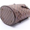 Image 3 : Louis Vuitton Damier Ebene Canvas Leather Bucket Marais PM Bag