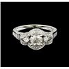 Image 2 : 14KT White Gold 1.72 ctw Diamond Ring