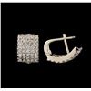 Image 2 : 14KT White Gold 2.34 ctw Diamond Earrings