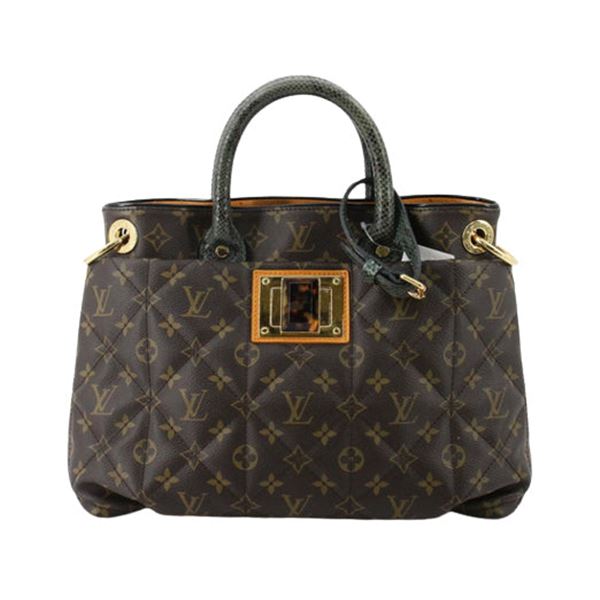 Louis Vuitton Brown Monogram Quilted Canvas Leather Etoile Exotique MM 2Way Bag