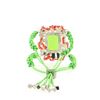 Image 1 : Louis Vuitton Rope Bracelet Rhinestone and Faux Pearl Green, Orange, Print