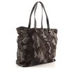 Image 1 : Prada Green Printed Camo Tessuto Nylon Zip Large Tote Bag