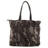 Image 2 : Prada Green Printed Camo Tessuto Nylon Zip Large Tote Bag