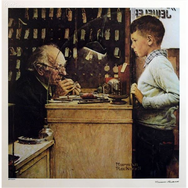 Norman Rockwell "Watchmaker of Switzerland"