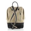 Image 2 : Bottega Veneta Zip Backpack Canvas and Leather Medium Black, Neutral