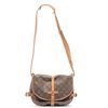 Image 2 : Louis Vuitton Brown Monogram Canvas Leather Saumur 30 cm Crossbody Bag