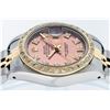 Image 3 : Rolex Ladies 2 Tone Salmon Diamond Datejust Wristwatch