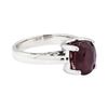 Image 1 : 3.33 ctw Ruby Ring - 18KT White Gold