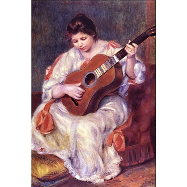 Renoir - Girl Playing Guitar