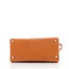 Image 3 : Delvaux Brilliant Top Handle Bag Leather Mini Orange