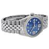 Image 3 : Rolex Mens Stainless Steel Blue Diamond 36MM Datejust Wristwatch