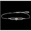 Image 1 : 0.67 ctw Diamond Bracelet - 14KT White Gold