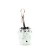 Image 3 : Fendi Fruit Bag Charm Fur and Leather Gray, Green