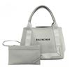 Image 1 : Balenciaga Gray Canvas Cabas Small Tote Bag