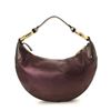 Image 1 : Gucci Purple GG canvas Bamboo Ring Hobo Bag