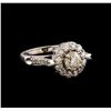 Image 1 : 14KT White Gold 1.63 ctw Diamond Ring