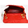 Image 5 : Chanel Vintage Red Quilted Suede Square Classic Single Mini Flap Bag