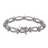 Image 2 : 14KT White Gold 3.09 ctw Diamond Bracelet