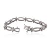 Image 3 : 14KT White Gold 3.09 ctw Diamond Bracelet