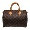 Image 1 : Louis Vuitton Brown Monogram Canvas Speedy 30 Satchel Bag