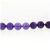 Image 7 : 505 ctw Round Bead Amethyst 24" Long Strand Necklace w/ 14k Gold Pearl Ruby Clas