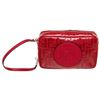 Image 1 : Fendi Red Leather FF Logo Stramp Crossbody Bag