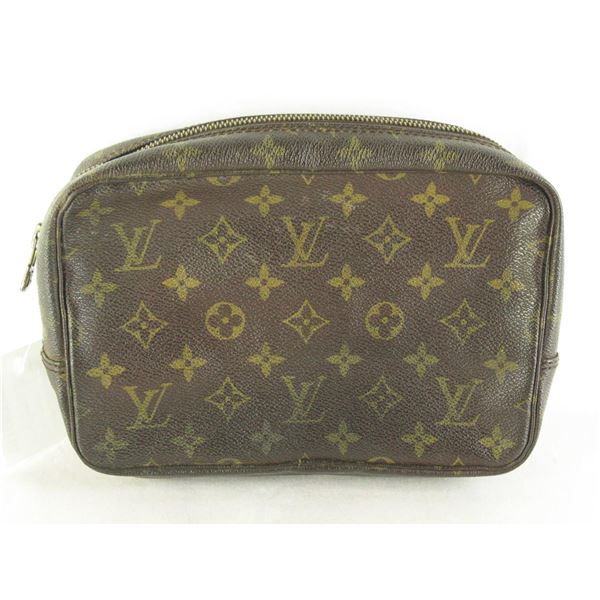 Louis Vuitton Monogram Canvas Leather Toilette Trousse 23 Bag