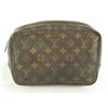 Image 1 : Louis Vuitton Monogram Canvas Leather Toilette Trousse 23 Bag